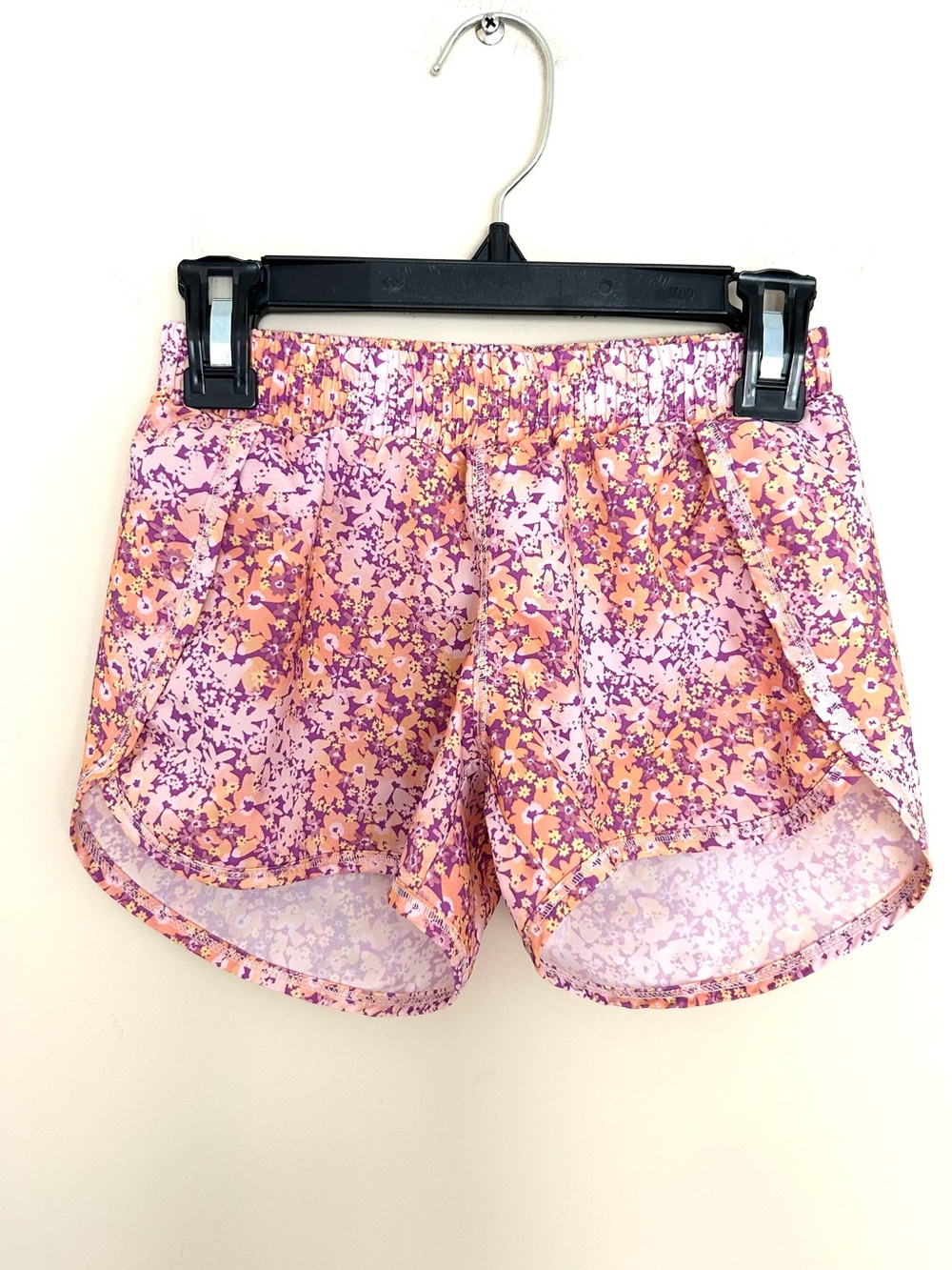 All in motion Girls Pink, Purple & Orange Floral Active Shorts